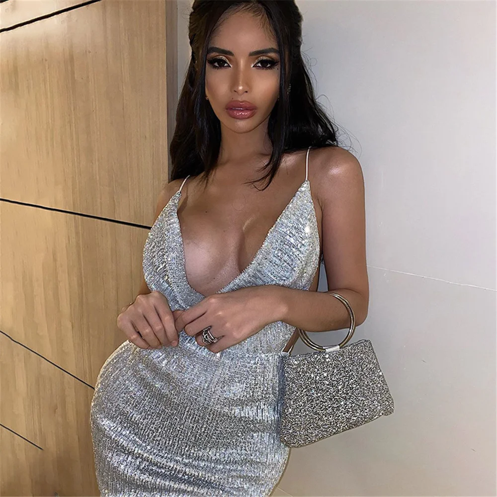 Three Ratels 2020 Stylish Solid Sequin Dress Spaghetti Strap Backless Split Mini Playsuit Women Party/Club Sexy Elegant Dresses
Three Ratels 2020 Stylish Solid Sequin Dress Spaghetti Strap Backless Split Mini Playsuit Women Party/Club Sexy Elegant Dresses