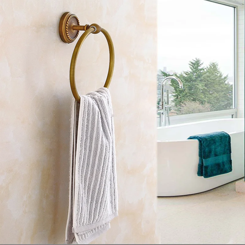 Round Towel Rack Copper Towel Rack Bathroom Rack Adhesive Bathroom Rack Pendant Toilet Paper roll Hanging European Retro Copper
Round Towel Rack Copper Towel Rack Bathroom Rack Adhesive Bathroom Rack Pendant Toilet Paper roll Hanging European Retro Copper