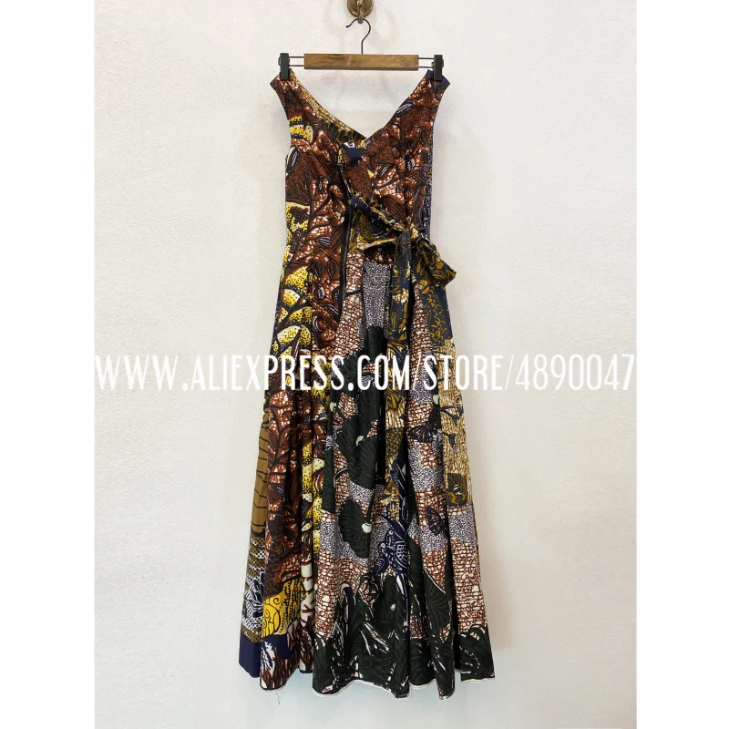 Elegant 2020 Women's New Jungle Positioning Print 100% Cotton Sexy Word Shoulder Belt Dress High Quality V-neck Long Dress
Elegant 2020 Women's New Jungle Positioning Print 100% Cotton Sexy Word Shoulder Belt Dress High Quality V-neck Long Dress