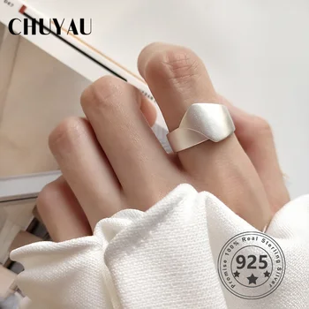 Chuyau 925 Sterling Silver Irregular matte ring simple ring ins style for Women Fine Silver Jewelry Gift Wedding Ring
Chuyau 925 Sterling Silver Irregular matte ring simple ring ins style for Women Fine Silver Jewelry Gift Wedding Ring
