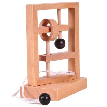 3D Wooden Rope Loop Puzzle Toy IQ Mind String Brain Teaser Game Desktop Decoration for Adults Kids Learning Education Puzzle Toy
3D Wooden Rope Loop Puzzle Toy IQ Mind String Brain Teaser Game Desktop Decoration for Adults Kids Learning Education Puzzle Toy