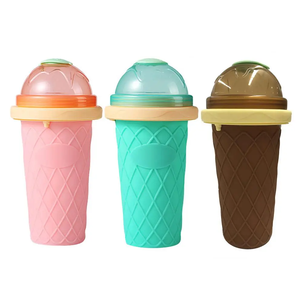 Silicone Smoothie Cup DIY Ice Cream Maker Homemade Double Layer Squeeze Cup Ice Slush Making Bottle Kitchen Tool
Silicone Smoothie Cup DIY Ice Cream Maker Homemade Double Layer Squeeze Cup Ice Slush Making Bottle Kitchen Tool