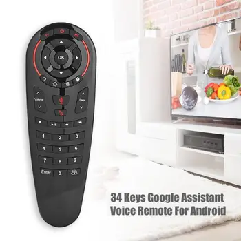 G30 Fly Air Mouse Voice Remote Control 2.4G Wireless Keyboard with USB Receiver Wireless Flying Rat with 6-Axis Gyroscope Sensor
G30 Fly Air Mouse Voice Remote Control 2.4G Wireless Keyboard with USB Receiver Wireless Flying Rat with 6-Axis Gyroscope Sensor