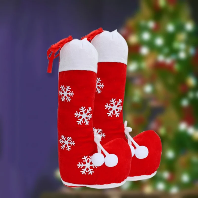 14inch christmas stocking drawstring candy bag gift holder xmas