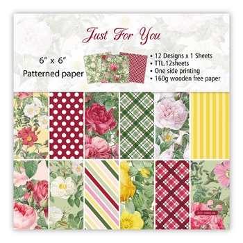 12pc juste pour vous patterned paper Scrapbooking paper pack handmade craft paper craft Background pad
12pc juste pour vous patterned paper Scrapbooking paper pack handmade craft paper craft Background pad