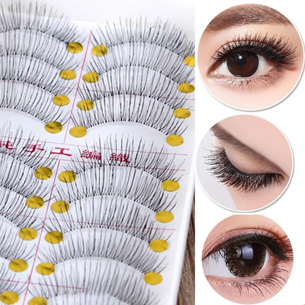 10 Pairs Of Korean Hot Fake Eyelashes Long Thick Soft Eyelash Fake Hand-made Extension Makeup A9C0
10 Pairs Of Korean Hot Fake Eyelashes Long Thick Soft Eyelash Fake Hand-made Extension Makeup A9C0