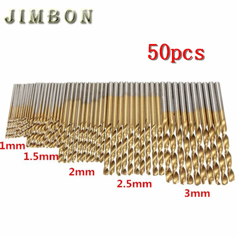 50Pcs/Set Twist Drill Bit Set Saw Set HSS Steel Titanium Coated Drill Woodworking Wood Tool 1/1.5/2/2.5/3mm For Metal Drilling
50Pcs/Set Twist Drill Bit Set Saw Set HSS Steel Titanium Coated Drill Woodworking Wood Tool 1/1.5/2/2.5/3mm For Metal Drilling