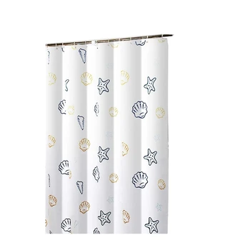 CSS Shower Curtain Modern Seaside Style Starfish Seashell Polyester Waterproof Bathroom Curtain with Hook Metal Buttonhole
CSS Shower Curtain Modern Seaside Style Starfish Seashell Polyester Waterproof Bathroom Curtain with Hook Metal Buttonhole