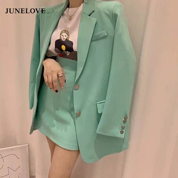 HStar women spring fashion suit office lady blazer&skirts sets high waist skirt two-piece single breasted outwears 
HStar women spring fashion suit office lady blazer&skirts sets high waist skirt two-piece single breasted outwears