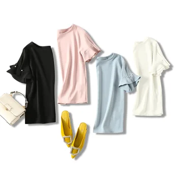 summer 2020 intellectual elegant! Anti-wrinkle cold pearl clasp easing the female triacetate lotus leaf sleeve shirt 
summer 2020 intellectual elegant! Anti-wrinkle cold pearl clasp easing the female triacetate lotus leaf sleeve shirt