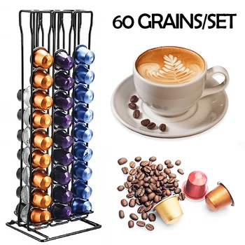 Practical Coffee Pod Capsule Holder Tower Stand for 60 Cups Plating Stand Coffee Capsule Storage Rack Stand Storage Shelves
Practical Coffee Pod Capsule Holder Tower Stand for 60 Cups Plating Stand Coffee Capsule Storage Rack Stand Storage Shelves
