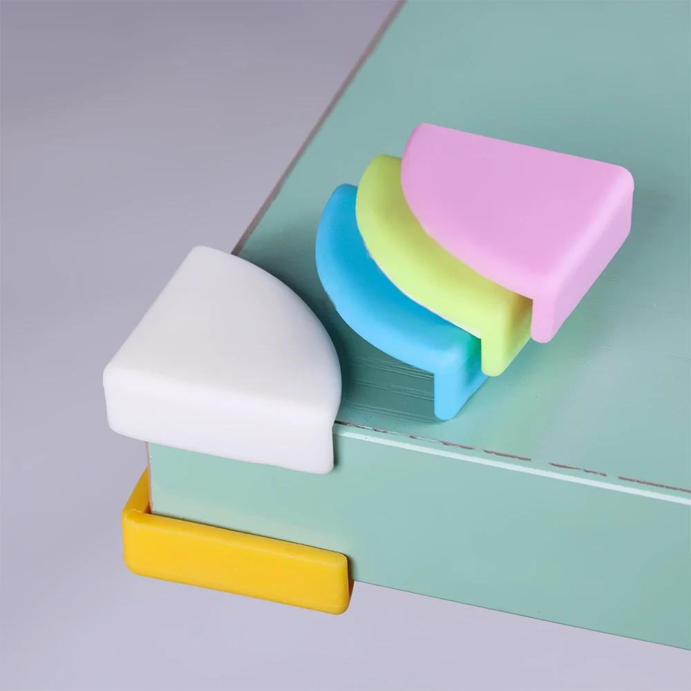 4Pcs/Set Soft Silicon Baby Safe Protector Child Table Corner Guard Edge Protection Muliticolor Kids Security Anticollision Strip
4Pcs/Set Soft Silicon Baby Safe Protector Child Table Corner Guard Edge Protection Muliticolor Kids Security Anticollision Strip