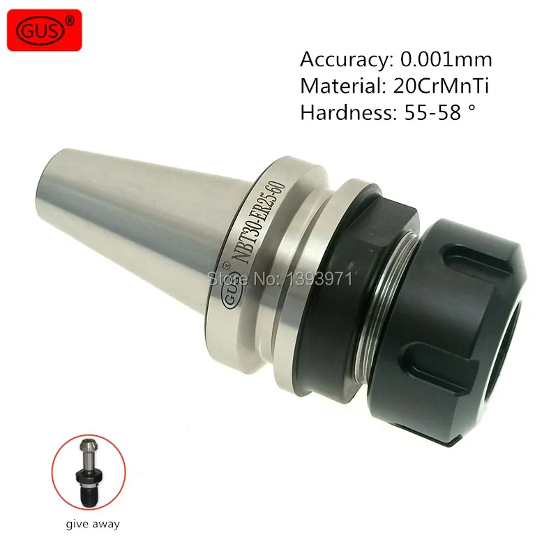 GUS Imported keyway shank nbt30-er milling cutter shank high speed nc shank dynamic balance high precision cutter head
GUS Imported keyway shank nbt30-er milling cutter shank high speed nc shank dynamic balance high precision cutter head