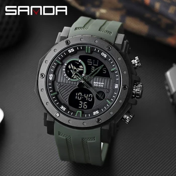 SANDA Men Quartz Wristwatch Top Brand Life Waterproof Watches Men's Sport Wrist Watch Man Leather Band Clock Relogio Masculino
SANDA Men Quartz Wristwatch Top Brand Life Waterproof Watches Men's Sport Wrist Watch Man Leather Band Clock Relogio Masculino
