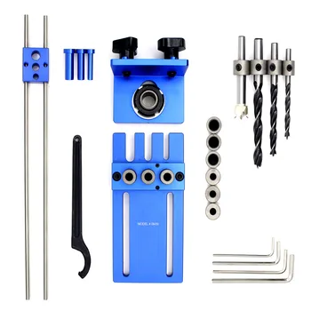 DIY Woodworking Joinery Dowel Jigs Kit Drilling locator Drilling Guiding Tools Kit Gadgets
DIY Woodworking Joinery Dowel Jigs Kit Drilling locator Drilling Guiding Tools Kit Gadgets