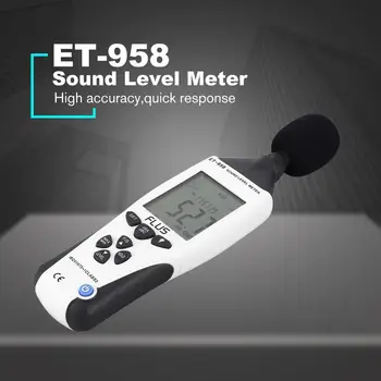 Digital Sound Level Meter Noise Tester Decibel Logger Measurement Audio Detector Volume Monitor 30-130dB Handheld
Digital Sound Level Meter Noise Tester Decibel Logger Measurement Audio Detector Volume Monitor 30-130dB Handheld