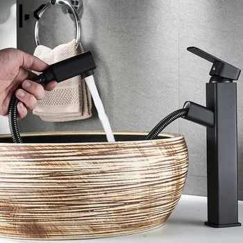 Luxurious Bathroom Faucet Black Solid Brass Bathroom Solid Basin Faucet Cold And Hot Water Mixer Single Handle Tap
Luxurious Bathroom Faucet Black Solid Brass Bathroom Solid Basin Faucet Cold And Hot Water Mixer Single Handle Tap