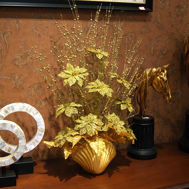10Pcs Small Golden Bean 1M Plastic Plants Faux Flower Decoration Party Vase Decoration Flower Arrangement Christmas Decoration
10Pcs Small Golden Bean 1M Plastic Plants Faux Flower Decoration Party Vase Decoration Flower Arrangement Christmas Decoration