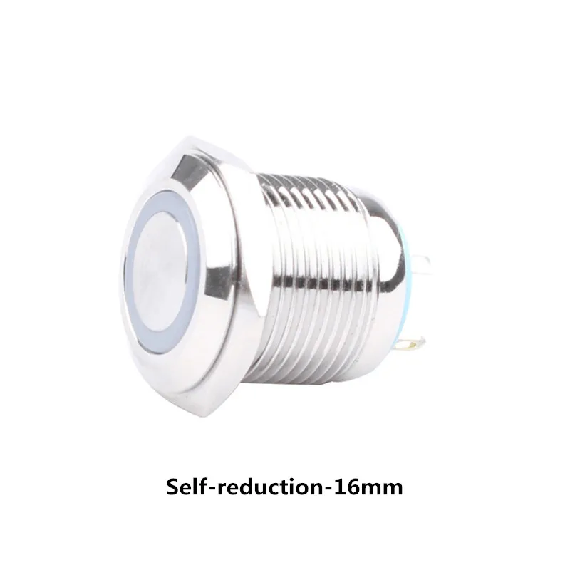 16mm Metal brass Push Button Flat head Switch illumination ring Momentary 1NO Car press button pin terminal
16mm Metal brass Push Button Flat head Switch illumination ring Momentary 1NO Car press button pin terminal