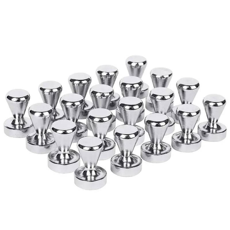 Push Pins 20 pack ,Silver Magnets, Brushed Nickel Push Pin Strong Magnets for Refrigerator,Whiteboard, Map, Calendar and More
Push Pins 20 pack ,Silver Magnets, Brushed Nickel Push Pin Strong Magnets for Refrigerator,Whiteboard, Map, Calendar and More