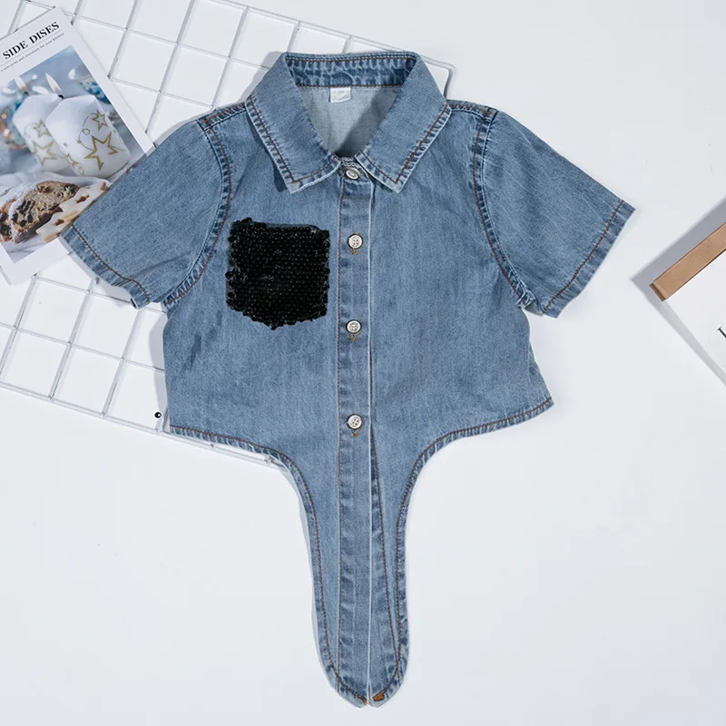Girls 2019 Summer New Style Comfortable Trend Breathable Korean-style Denim Top Strapped Dress Two-Piece Set
Girls 2019 Summer New Style Comfortable Trend Breathable Korean-style Denim Top Strapped Dress Two-Piece Set