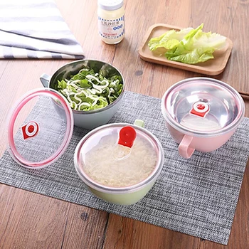 Stainless Steel Instant Noodle Bowl Korean Creative Leak-Proof Food Bowl With Lid Soup Bowl Household Tableware
Stainless Steel Instant Noodle Bowl Korean Creative Leak-Proof Food Bowl With Lid Soup Bowl Household Tableware
