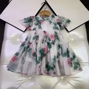 Children's New 2020 Fashion Girls Baby Green Leaves Flower Chiffon Fairy Floral Flounce Ruffles Pleated Dress 90-150 Kids
Children's New 2020 Fashion Girls Baby Green Leaves Flower Chiffon Fairy Floral Flounce Ruffles Pleated Dress 90-150 Kids