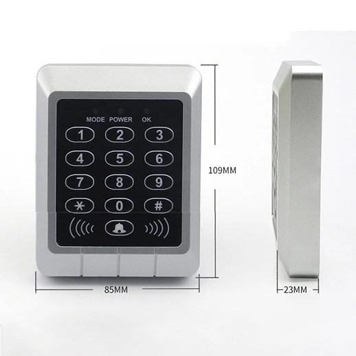 AD-M21 Access Control Keypad Support 4000 Users 125KHz ID Card Reader Electric Digital Password Door Lock
AD-M21 Access Control Keypad Support 4000 Users 125KHz ID Card Reader Electric Digital Password Door Lock