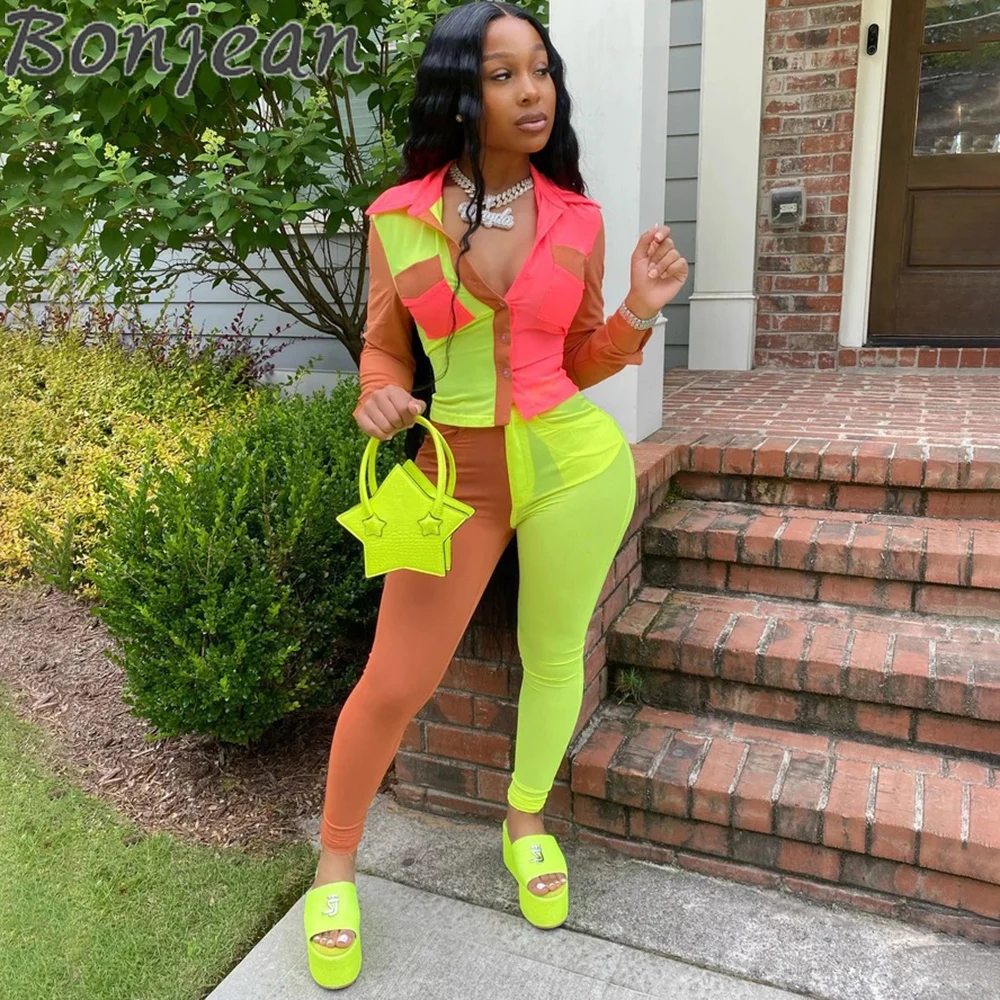 Two Pieces Sets Women Tracksuits Colorblock Patchwork Blouses Tops Knee Length and Jogger Sweat Pants Suit Sporty Fitness Outfit
Two Pieces Sets Women Tracksuits Colorblock Patchwork Blouses Tops Knee Length and Jogger Sweat Pants Suit Sporty Fitness Outfit