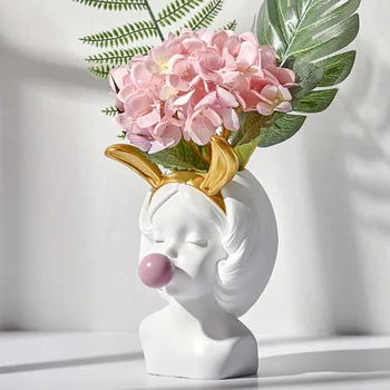 Nordic Flower Pot Succulent Plant Basin Cute Creative Simple Interior Decoration Green Vegetation Pot Rabbit Cat Flower Pot
Nordic Flower Pot Succulent Plant Basin Cute Creative Simple Interior Decoration Green Vegetation Pot Rabbit Cat Flower Pot