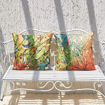 New Set of 4 Oil Painting Vivid Birds Stands on Trees Branch Decorative Throw Pillow Covers 18 x 18 Inch for Sofa Couch Decor bi
New Set of 4 Oil Painting Vivid Birds Stands on Trees Branch Decorative Throw Pillow Covers 18 x 18 Inch for Sofa Couch Decor bi