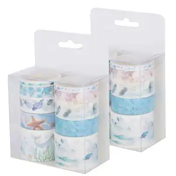 2Boxes Washi Tape Colorful Pattern about Sea Paper Masking Sticker for DIY Scrapbook Album Stationery Decoration Scrapbook Tape
2Boxes Washi Tape Colorful Pattern about Sea Paper Masking Sticker for DIY Scrapbook Album Stationery Decoration Scrapbook Tape