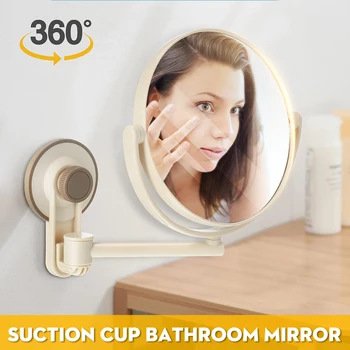 Bath Mirror Cosmetic Mirror 1X/3X Magnification Suction Cup Adjustable Makeup Mirror Double-sided Bathroom Mirror
Bath Mirror Cosmetic Mirror 1X/3X Magnification Suction Cup Adjustable Makeup Mirror Double-sided Bathroom Mirror