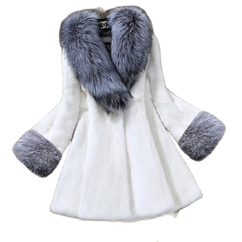 S-6XL New Fashion European and American High imitation Mink fur Coat female long Faux Fox Fur Coat Winter Women Clothes
S-6XL New Fashion European and American High imitation Mink fur Coat female long Faux Fox Fur Coat Winter Women Clothes
