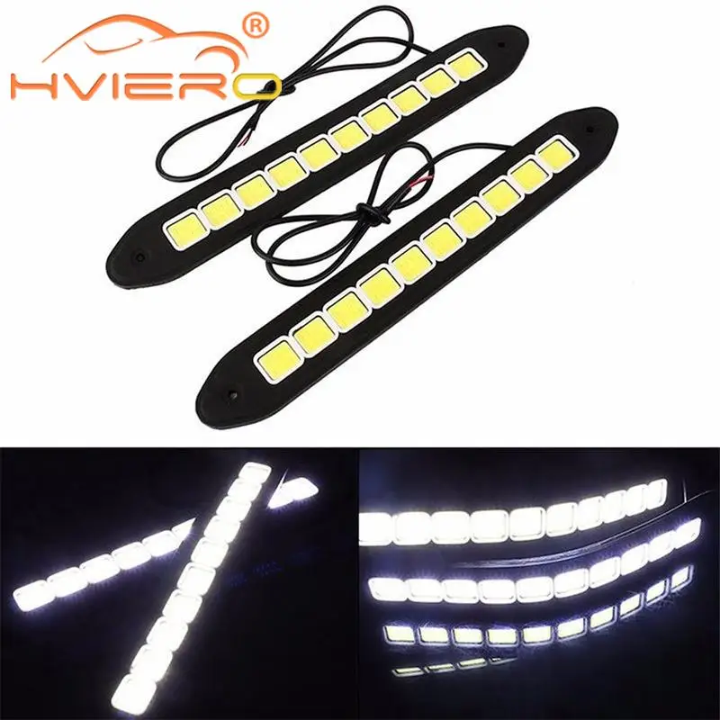 2X 26CM White Car LED Auto Lamp Bendable DRL Driving Fog Light 10LED Flexible Daytime Running Light Lamp DC 12V Car Lights
2X 26CM White Car LED Auto Lamp Bendable DRL Driving Fog Light 10LED Flexible Daytime Running Light Lamp DC 12V Car Lights