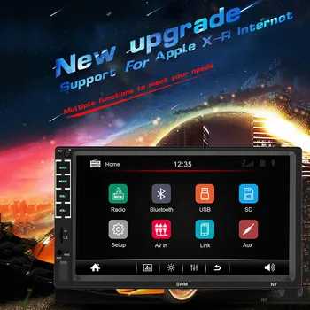 7 Inch Hd Car Bluetooth Mp5 Player Plug-in U-disk Fm Radio Supports For Apple/android Reversing Image Aux Function Video #YL6
7 Inch Hd Car Bluetooth Mp5 Player Plug-in U-disk Fm Radio Supports For Apple/android Reversing Image Aux Function Video #YL6