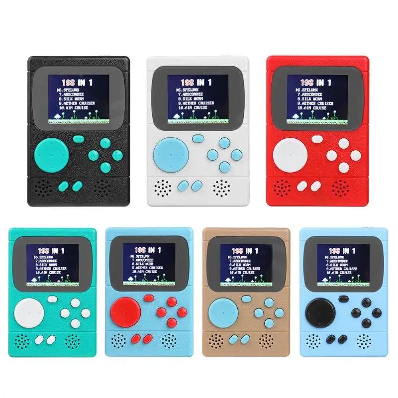 Portable Mini Retro Console Built-in 198 Classic Games Video Game Console Handheld Pocket Game Player for Kids Children
Portable Mini Retro Console Built-in 198 Classic Games Video Game Console Handheld Pocket Game Player for Kids Children