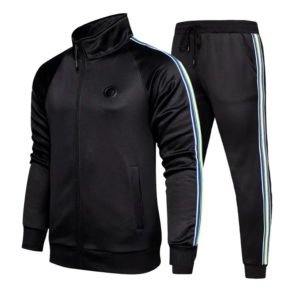 Autumn Winter Stripe Tracksuits Men's Sportswear Set 2 Pieces Sweatshirt+Pants 2 Pieces Suit Men Jogging clothes sports suit
Autumn Winter Stripe Tracksuits Men's Sportswear Set 2 Pieces Sweatshirt+Pants 2 Pieces Suit Men Jogging clothes sports suit