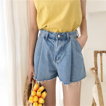 Real shot 2020 Casual New Design Summer Simple Loose Fresh Stylish Straight High Waist Denim All Match Wide Leg Shorts
Real shot 2020 Casual New Design Summer Simple Loose Fresh Stylish Straight High Waist Denim All Match Wide Leg Shorts