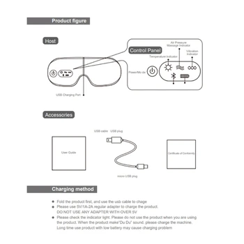 Foldable Eye Massager Air Pressure Vibration Hot Compress Bluetooth Music Tool M89F
Foldable Eye Massager Air Pressure Vibration Hot Compress Bluetooth Music Tool M89F