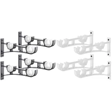 

Double Curtain Rod Holders Set, Curtain Rod Brackets, Tap Right Into Window Frame Curtain Rod Hang Curtain Brackets for Window B