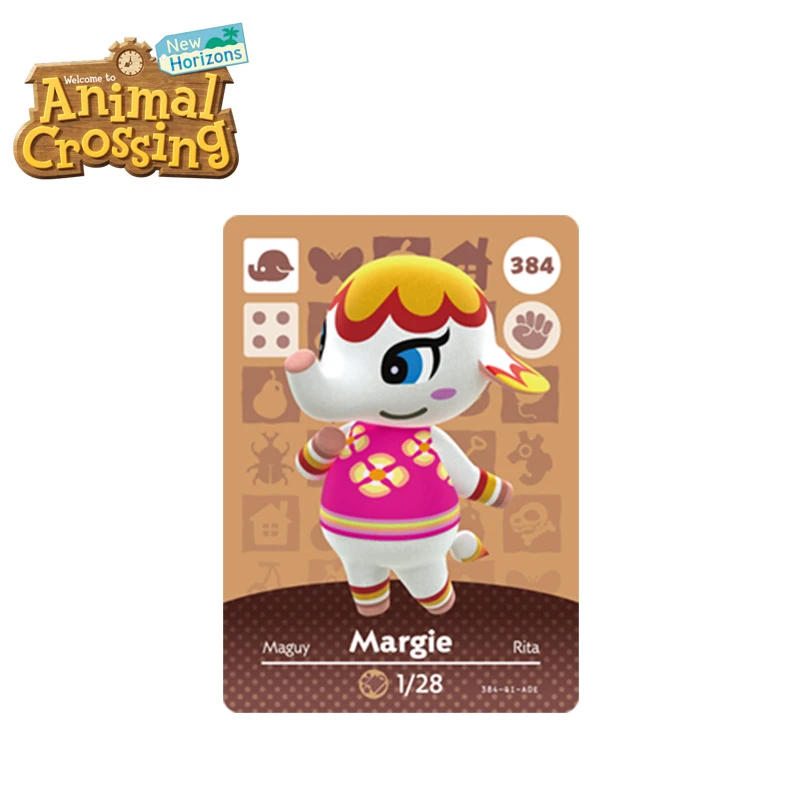 384 Margie Amiibo Animal Crossing Card Series 4 Animal Crossing New Horizons Amiibo Villagers Margie Card
384 Margie Amiibo Animal Crossing Card Series 4 Animal Crossing New Horizons Amiibo Villagers Margie Card
