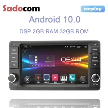 DSP Android 10.0 2GB RAM 32GB Car DVD Player GPS Navi map RDS Radio wifi 4G BT DVR For MITSUBISHI OUTLANDER 2017 2014 2015 2016