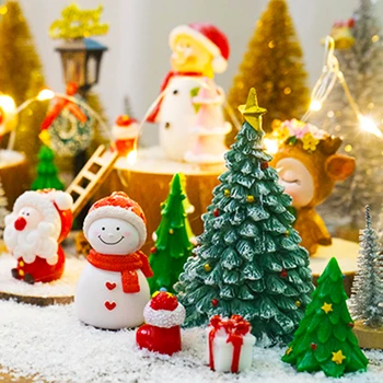 Mini Santa Claus Snowman Train Gold Silver Christma Tree Micro Landscape Baking Window Decoration Material Small Ornaments Resin
Mini Santa Claus Snowman Train Gold Silver Christma Tree Micro Landscape Baking Window Decoration Material Small Ornaments Resin