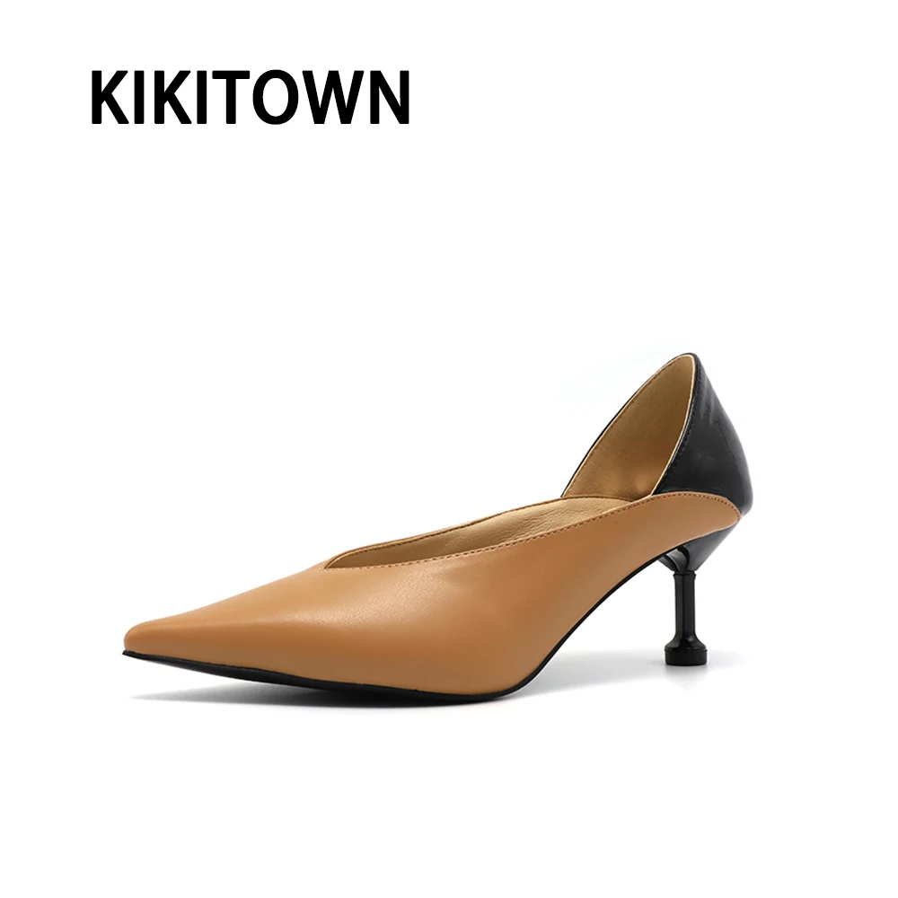 Spring new color matching high-heeled shoes sexy pointed thin heel shallow mouth high-heeled shoes Korean women's shoes
Spring new color matching high-heeled shoes sexy pointed thin heel shallow mouth high-heeled shoes Korean women's shoes