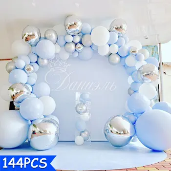 144pcs Latex Balloons Balloon Arch Kit Birthday Party Decorations Wedding Anniversary Kids Gift Baby Shower Garland Decor Blue
144pcs Latex Balloons Balloon Arch Kit Birthday Party Decorations Wedding Anniversary Kids Gift Baby Shower Garland Decor Blue