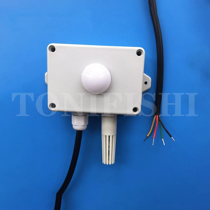 RS485 wall-mounted light temperature and humidity transmitter, light temperature and humidity collector sensor
RS485 wall-mounted light temperature and humidity transmitter, light temperature and humidity collector sensor
