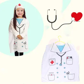 Children Doctor Role Play Costume Dress-Up Set Doctor Lab Coat Medical Kit Cosplay For Toddler Scrub Additional Medical Tools
Children Doctor Role Play Costume Dress-Up Set Doctor Lab Coat Medical Kit Cosplay For Toddler Scrub Additional Medical Tools