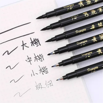 1Pcs Calligraphy Pen Hand Lettering Pens Paint Brush Refill Lettering Pens Markers for Writing Drawing Black Ink Pens
1Pcs Calligraphy Pen Hand Lettering Pens Paint Brush Refill Lettering Pens Markers for Writing Drawing Black Ink Pens