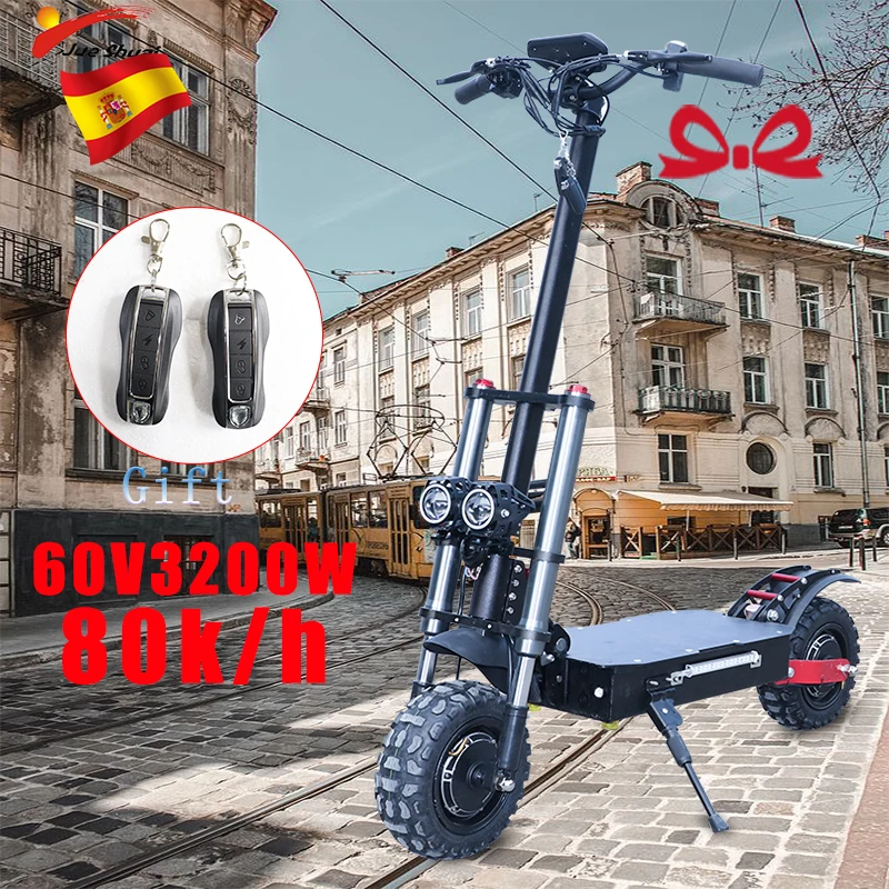 Js Electric Scooter 60V 2600W Strong Power Dual Motor Drive Electric Scooter Adult With Seat 80km/h Road Tyre Folding E Scooter
Js Electric Scooter 60V 2600W Strong Power Dual Motor Drive Electric Scooter Adult With Seat 80km/h Road Tyre Folding E Scooter